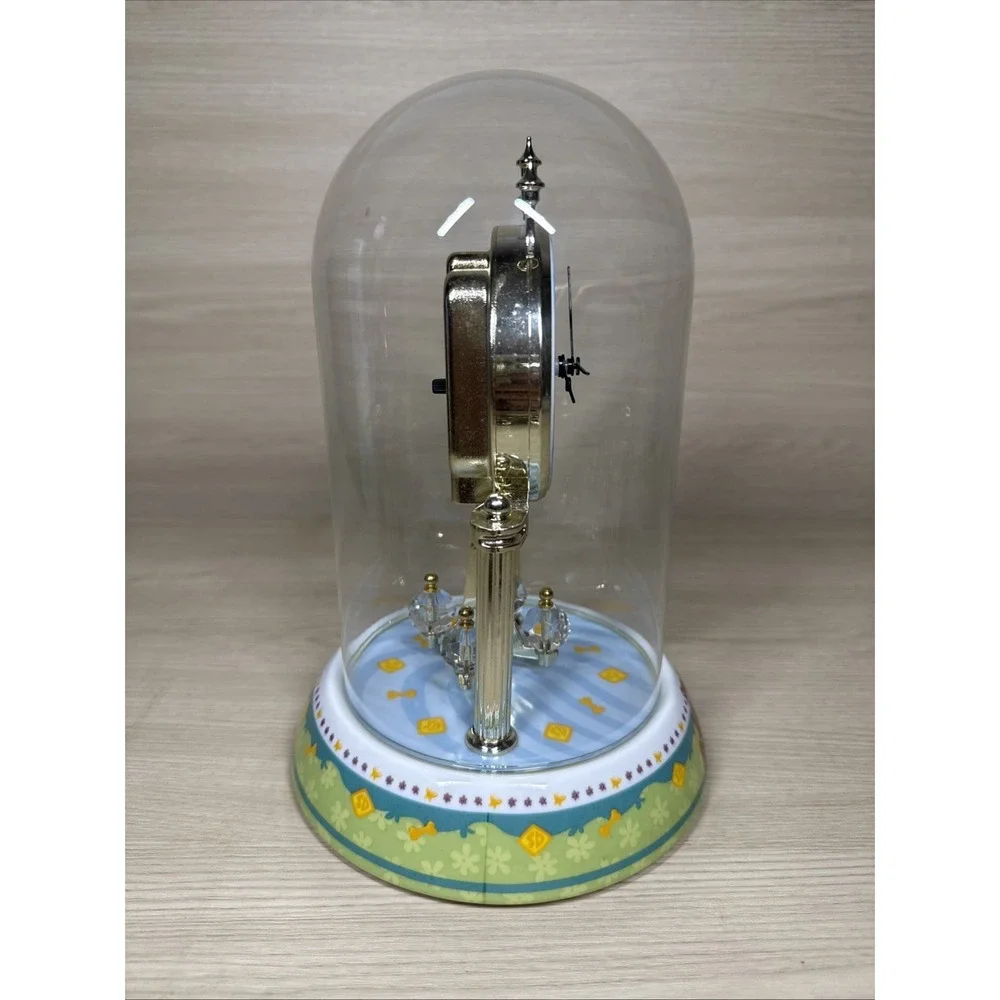 Scooby-Doo Porcelain Anniversary Clock Glass‎ Domed Doesn't Spin Clock Works
